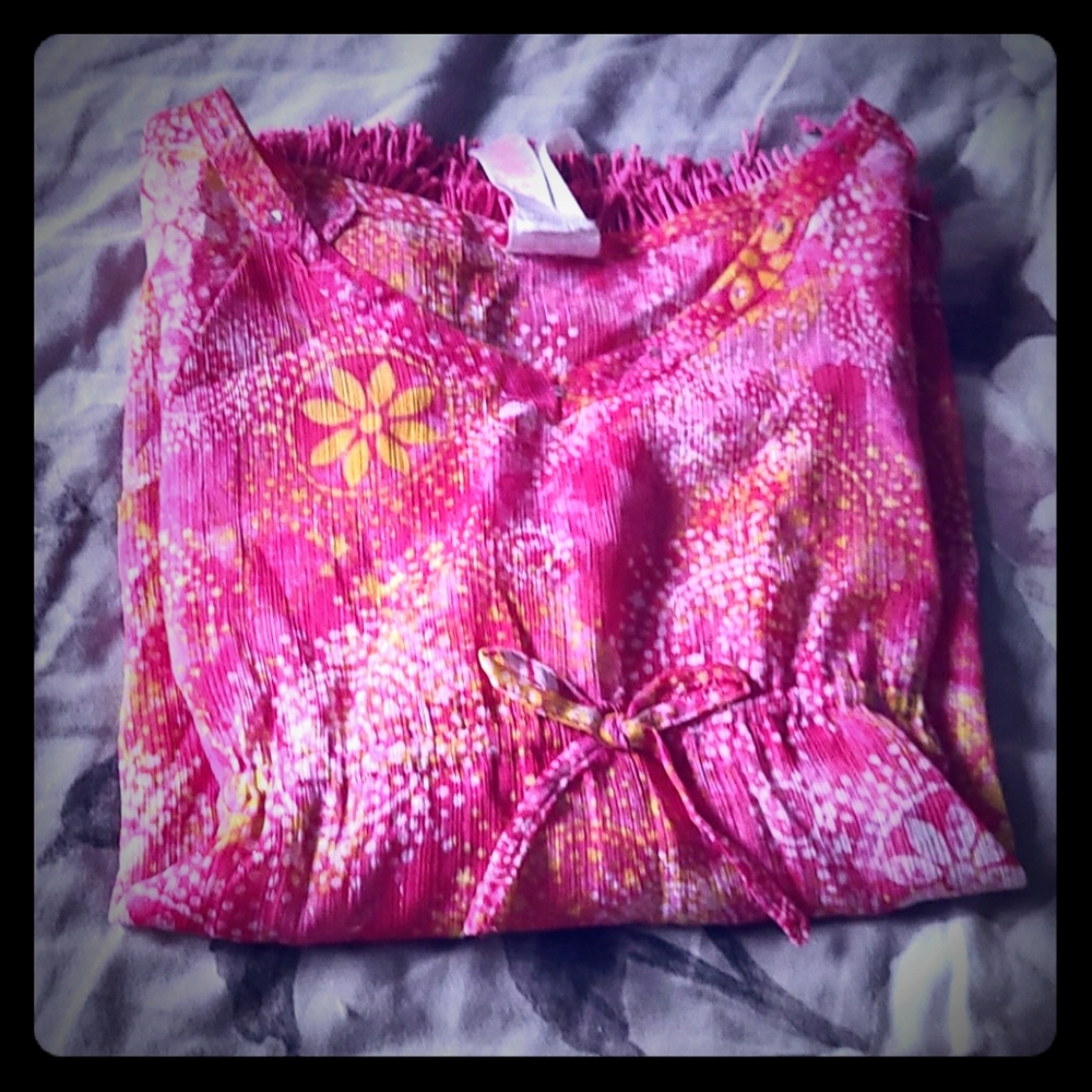 Girls' Justice See-Through Blouse
